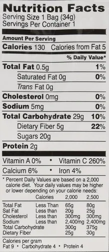Vista 4 de Trader Joe's Fresas liofilizadas de frutas secas sin azúcar y sin sulfuro, 1.2 onzas (paquete de 3)
