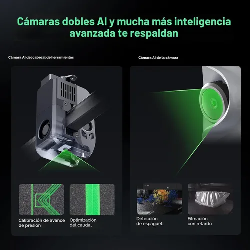 Vista 8 de Creality K2 Plus Combo - Impresora 3D de impresión multicolor con nuevo CFS 600mm/s de alta velocidad, nivelación automática completa de doble