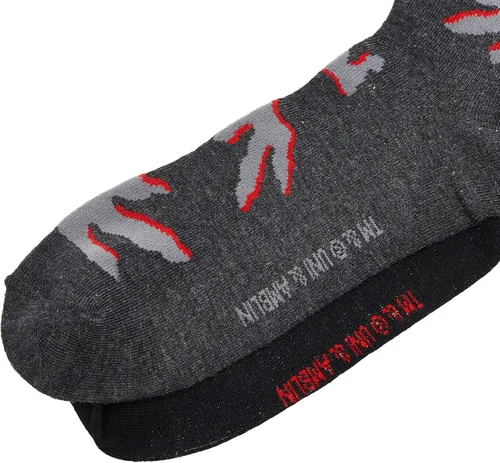 Vista 2 de Jurassic Park Dinosaur 2-Pack Calcetines novedad (Grandes niñoshombres)