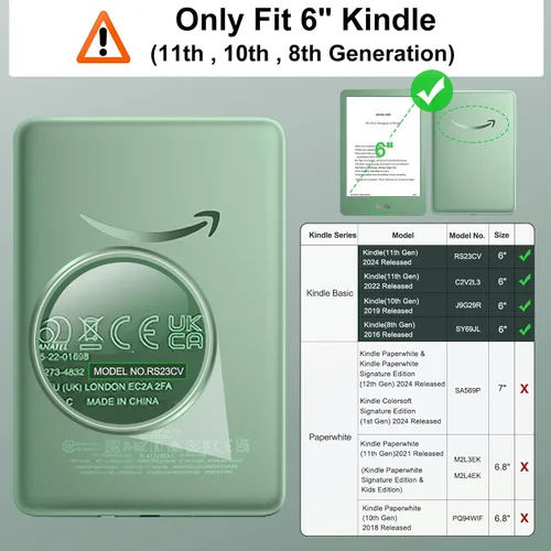 Vista 2 de MoKo Paquete de 2 protectores de pantalla antirreflejos para Kindle de 11.ª