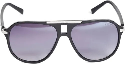 Vista 2 de GUESS Factory Gafas de sol de aviador mate con logotipo de hombre