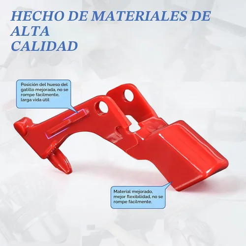 Vista 3 de 2 botones de interruptor de gatillo rojo mejorados para aspiradora Dyson