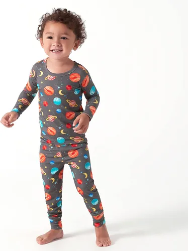 Vista 2 de Gerber Pijama unisex de 2 piezas para bebé y niño pequeño, con viscosa hecha de eucalipto