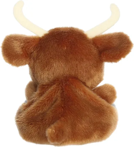 Vista 5 de Aurora® Adorable Palm Pals™ Landon Longhorn™ - Divertido peluche coleccionable para coleccionistas de niños y adultos, perfecto para decorar