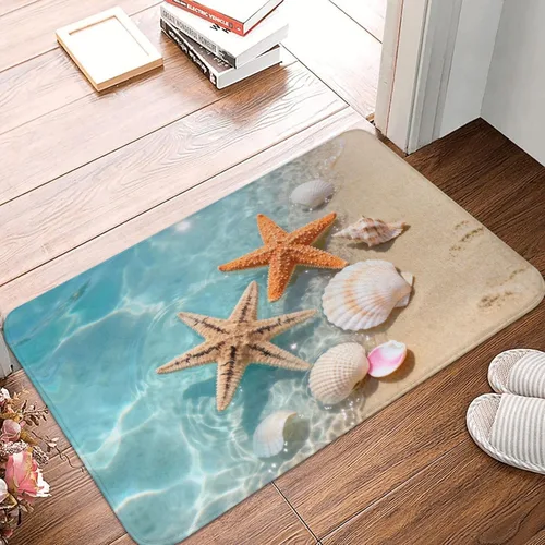 Vista 12 de Alfombras de baño negras y doradas para decoración de baño, alfombra de baño de mármol absorbente, alfombra antideslizante para piso, alfombras