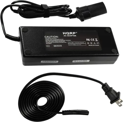 Vista 6 de HQRP Convertidor de corriente de CA a CC de 110 V - 12 V 7 A, adaptador ACDC para uso con compresor de aire de 12 voltios, inflador de neumáticos
