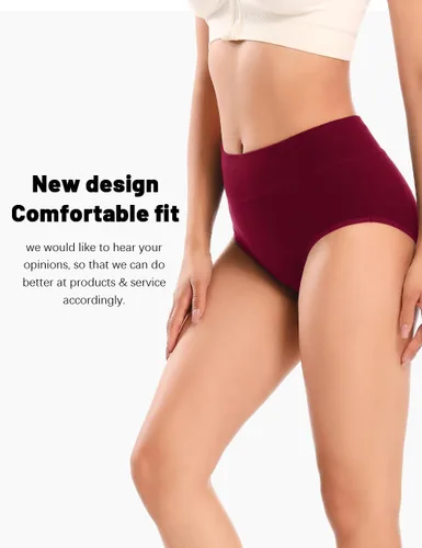 Vista 2 de Molasus Ropa interior para incontinencia para mujer, bragas a prueba de fugas para el período de absorción