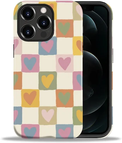 Vista 118 de ZHEGAILIAN Funda para iPhone 11, carcasa dura a prueba de golpes + silicona suave 2 en 1 híbrida, parachoques a prueba de caídas - Vidrio manchado