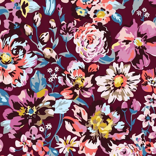 Vista 7 de Vera Bradley Bolsa de viaje convertible Lighten Up para mujer, diseño de margaritas, talla única