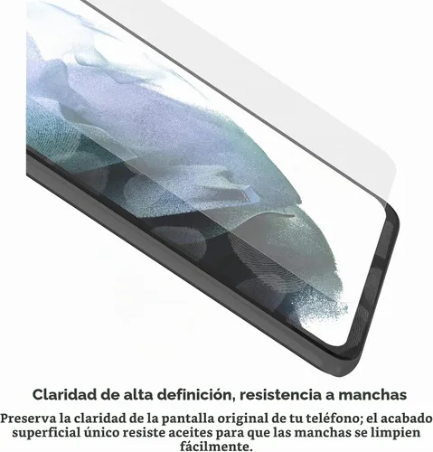 Vista 6 de ZAGG InvisibleShield Fusion VisionGuard+ con D3O para Samsung Galaxy S21 (transparente), antimicrobiano, protección contra impactos, resistente a