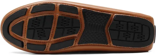 Vista 4 de VANDESK Mocasines casuales para hombre, mocasines suaves para hombre, ligeros, para conducir, barco, zapatos de oficina, zapatos de vestir blancos