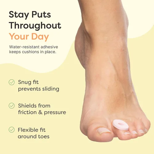Vista 5 de ZenToes Almohadillas de tratamiento impermeables para dedos y pies (36 unidades) Waterproof & breathable protection for sensitive skin helps