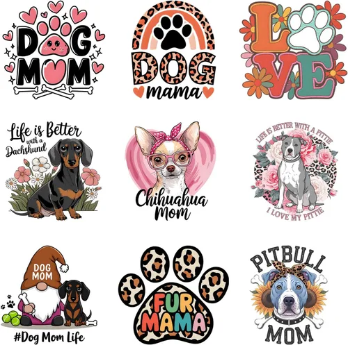 Vista 16 de 9 piezas de parches de transferencia con cinta de apoyo al cáncer de mama para planchar, diseños DIY, calcomanías de vinilo para transferencia