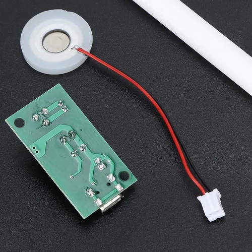 Vista 7 de Mini humidificador USB de 5 V, kit de disco de atomización, placa de atomización USB con control de interruptor de temporizador, controlador