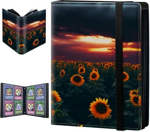 Vista 26 de Carpeta para tarjetas intercambiables, 4 bolsillos para tarjetas intercambiables, 160 bolsillos de doble cara, funda para tarjetas