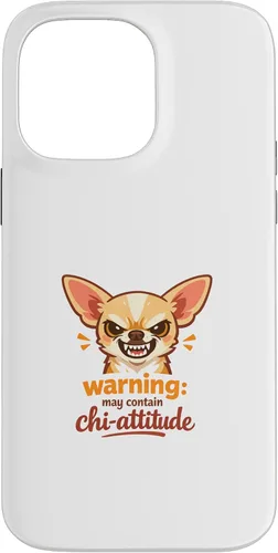 Vista 21 de Chihuahua Attitude Warning - Carcasa para iPhone XR