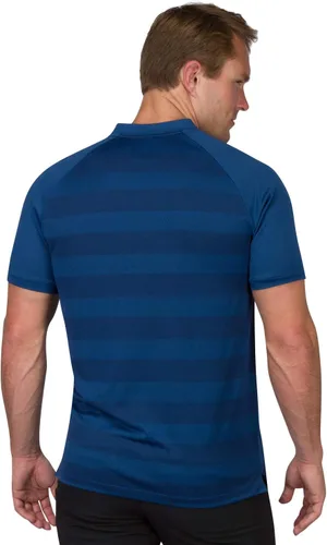 Vista 3 de Three Sixty Six Polo de golf sin cuello para hombre, ligero, absorbe la humedad y tela elástica