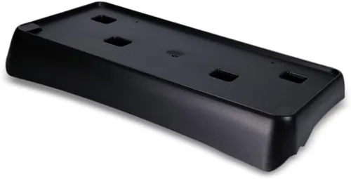 Vista 8 de Soporte de placa de matrícula para Jeep Grand Cherokee 2017 18 19 2020 Delantero Negro texturizado Tipo 2 CH1068148 68277137AA