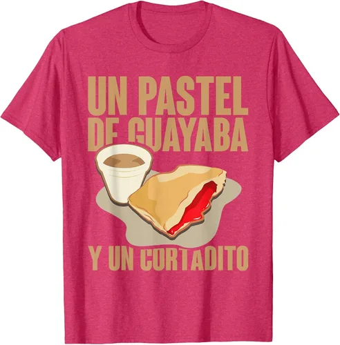 Vista 35 de Funny Cuban Coffee Guayaba Guava Breakfast T Shirt T-Shirt Asphalt Grey