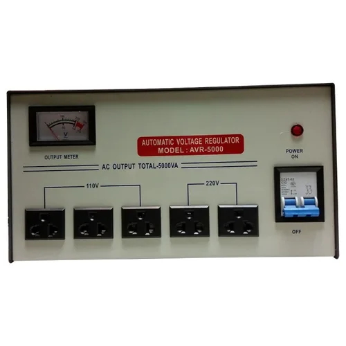 Vista 3 de WGC Transformador convertidor de voltaje elevador y descendente de 2000 vatios AVR-2000, protección de fusibles y regulador de voltaje automático