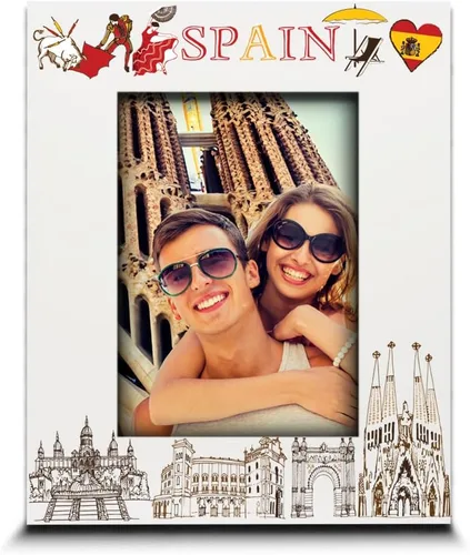 Vista 9 de BELLA BUSTA -Marco de fotos de España-Boda, Luna de Miel, Vacaciones, Aventuras en España - Juego de Diseño de Símbolos Temáticos de España