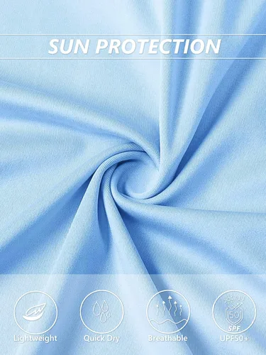 Vista 6 de TACVASEN Camisas polo para mujer, con protección solar UPF 50+, manga corta, secado rápido, cuello de 3 botones, ligeras
