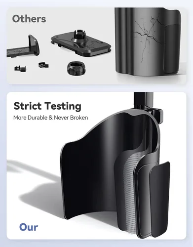 Vista 3 de Soporte para teléfono, respetuoso con el medio ambiente, fácil de instalar, 2 en 1, giratorio, expansor de celda para iPhone/Android/camión de 4-7