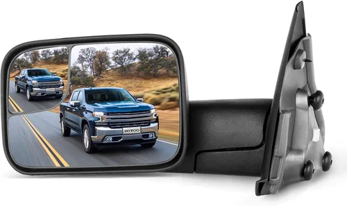 Vista 10 de SCITOO Espejos de remolque retrovisores izquierdos+derechos para Dodge 2009-2016 para Dodge para Ram 1500 2500 3500 con señal de giro calentada