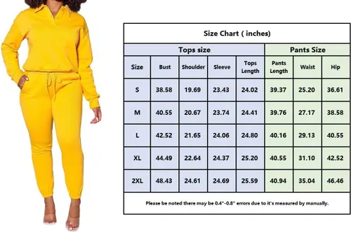 Vista 5 de Nimsruc 2 Piece Outfits For Women Sweatsuits Jogging Set