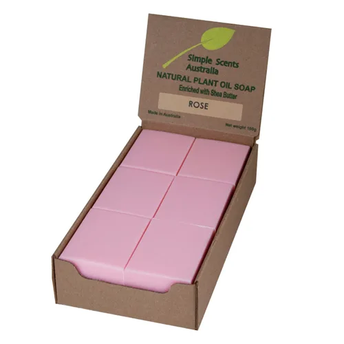 Vista 9 de Simple Scents Australia Barras de jabón natural aromáticas de almendras (12 barras), 3.5 onzas, barras de jabón hidratantes francesas de triple