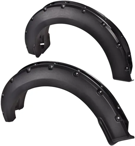 Vista 16 de CHEDA Guardabarros compatibles con Ford F150 2018-2020, color negro, estilo de fábrica, texturizado, pintables, 4