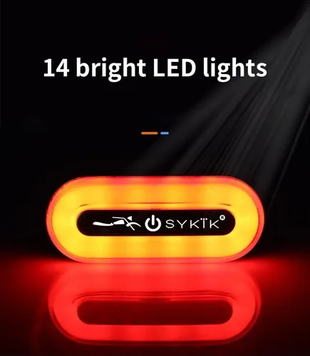 Vista 4 de SYKIK SRHL7 - Luz brillante para casco para mayor seguridad, se ve de día o de noche