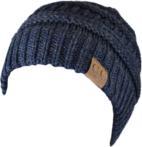 Vista 589 de C.C Trendy Warm Chunky Soft Stretch Cable Knit Beanie
