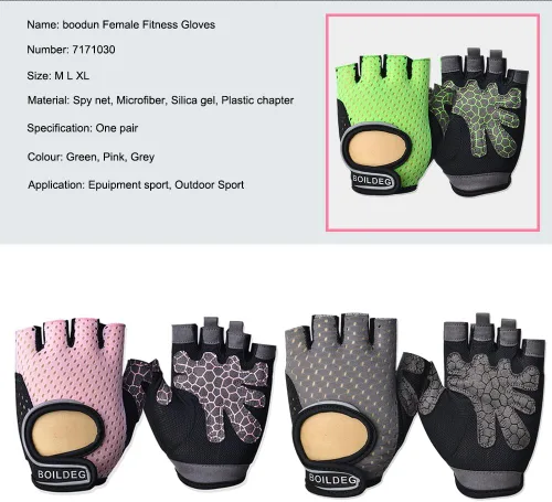 Vista 2 de Guantes de entrenamiento antideslizantes diseñados para hombres y mujeres, guantes de fitness, guantes de gimnasio, guantes de levantamiento
