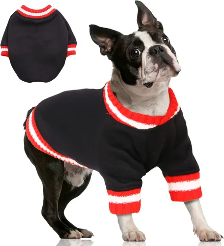 Vista 25 de FUAMEY Sudadera para Perro, Suéteres de Invierno para Perro, Ropa Cálida para Perro, Chaleco para Perro, Sudadera Gruesa para Cachorro, Suéter
