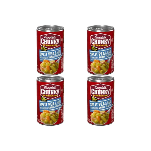 Vista 12 de Campbell's Chunky Sopa Healthy Request, sopa de guisantes partidos con jamón, lata de 19 onzas