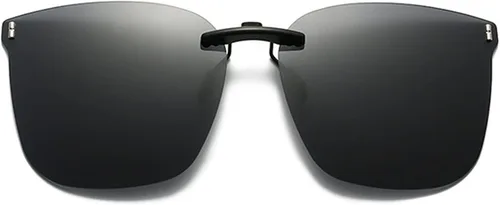 Vista 8 de Gafas de sol polarizadas con clip de gran tamaño, protección UV, ajuste compacto, lentes de sol que no se deslizan sobre gafas graduadas