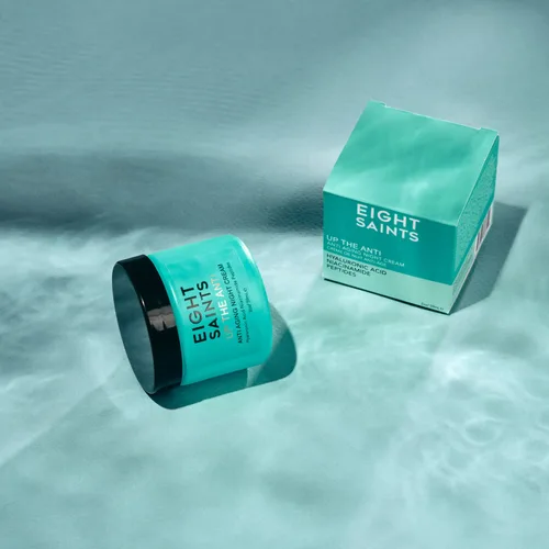 Vista 3 de Eight Saints Skin Care Up the Night Cream Crema hidratante facial para reducir líneas finas y arrugas, crema antienvejecimiento natural y orgánica