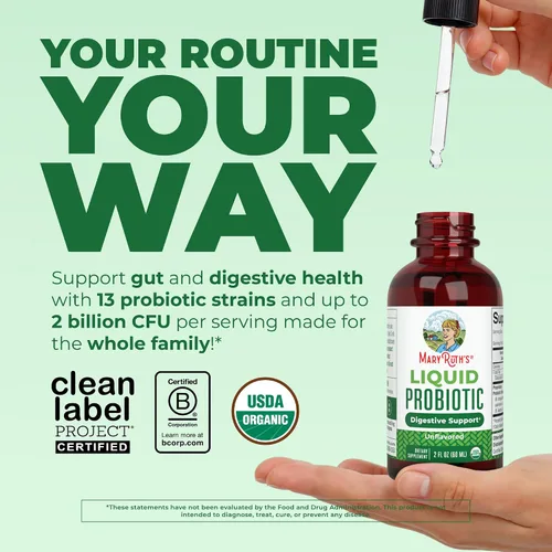 Vista 2 de Probióticos para mujeres, hombres y niños, probióticos para la salud digestiva, probióticos Acidophilus Suplemento de apoyo inmunológico y salud