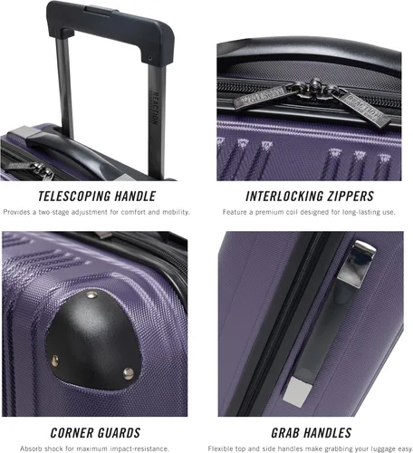 Vista 16 de Kenneth Cole Reaction Out Of Bounds - Equipaje de transporte vertical, Carbón), 5705058