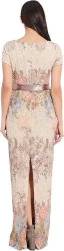 Vista 3 de Adrianna Papell Vestido de columna Matelasse para mujer