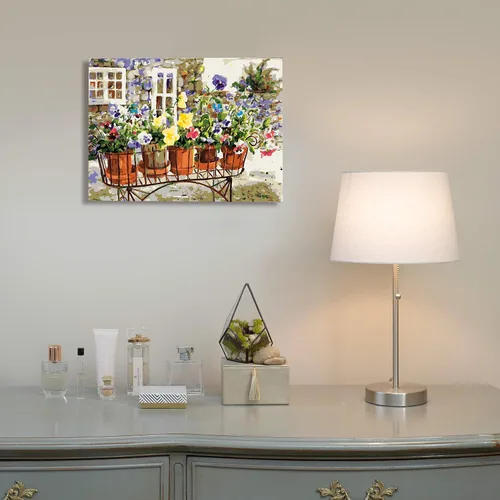 Vista 6 de Ledgebay Kit de pintura por números para adultos: kit de pintura numérica de principiante a avanzado, los kits incluyen pensamientos Ritas, 12 x 16