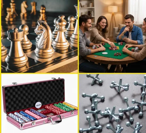 Vista 5 de Juego de fichas de póquer de 500 piezas con funda de transporte de aluminio rosa, fichas de dados estilo casino de 0.43 oz para Texas Hold'em
