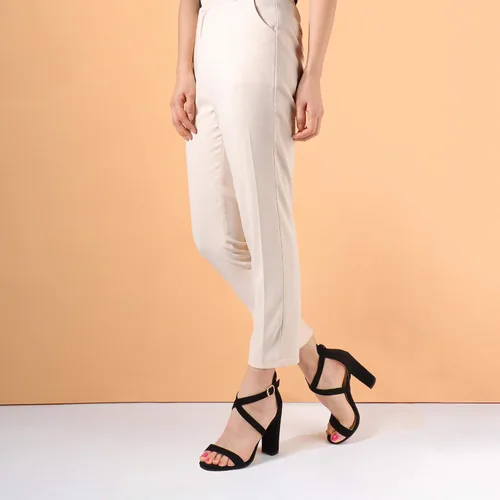 Vista 5 de IDIFU - Sandalia de tacón alto para mujeres con tirantes delgados, zapatos de vestir con correa al tobillo y punteras abiertas para damas de honor