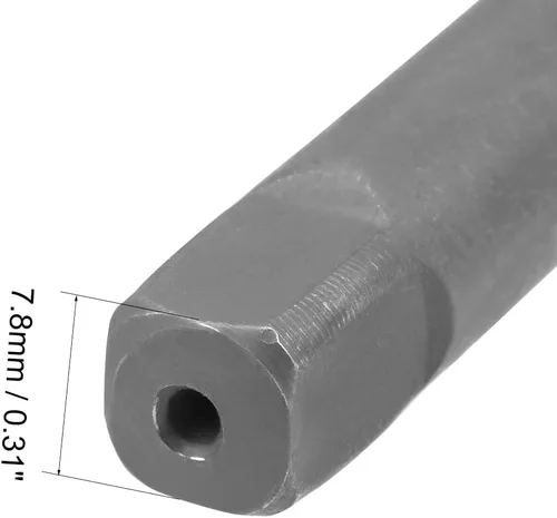 Vista 4 de uxcell Grifo de mano métrico M14 rosca 1 paso 4 flautas rectas H2 aleación de acero para herramientas 1 par