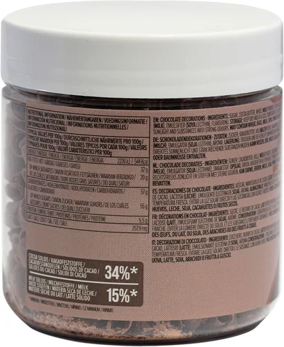 Vista 2 de Rizos de chocolate - Chocolate con leche (3 oz)
