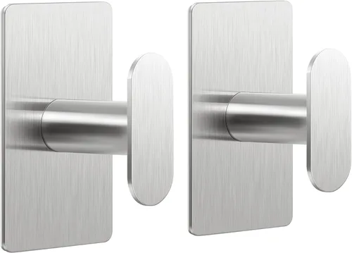 Vista 9 de pickpiff Ganchos adhesivos para toallas para baño: colgador de pared extra fuerte de 20 libras para ducha, cocina, casa rodante, apartamento