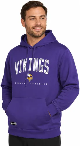 Vista 2 de Outerstuff NFL - Sudadera con capucha de forro polar para hombre, colores de equipo de campo