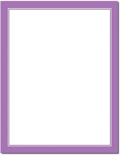 Vista 5 de Basic Border - Papel para impresora láser y de inyección de tinta con membrete - Brights (negro, paquete de 25)