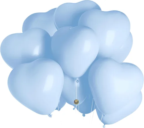 Vista 13 de AFTERLOON® - Globos biodegradables de 12 pulgadas con forma de corazón, de látex natural extra fuerte, grueso, para propuesta, matrimonio, amor